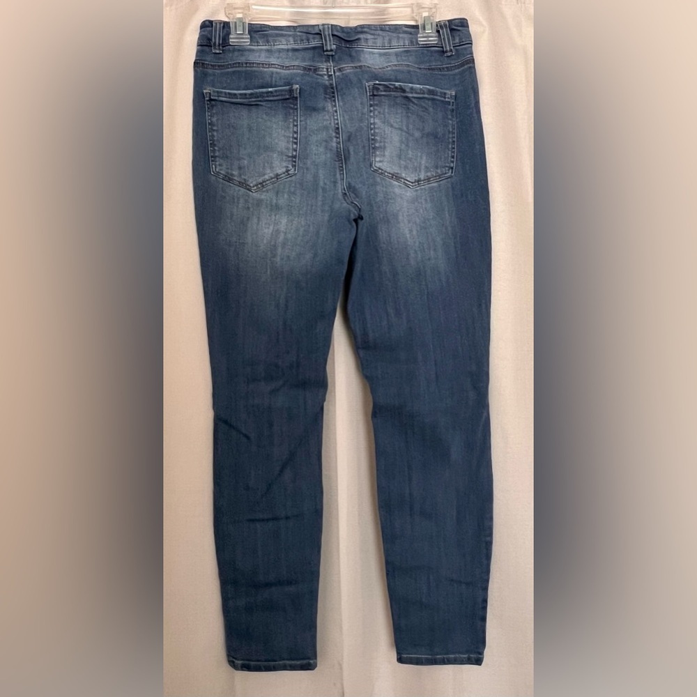 Vanilla Star Distressed Skinny Jeans Size 13 Mid Rise - Picture 6 of 6